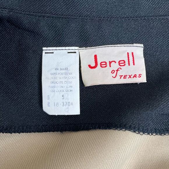 Vintage 70s Jerell of Texas Tan Sleeveless Jumpsuit Jacket Floral Braid Women 5 - Picture 12 of 16